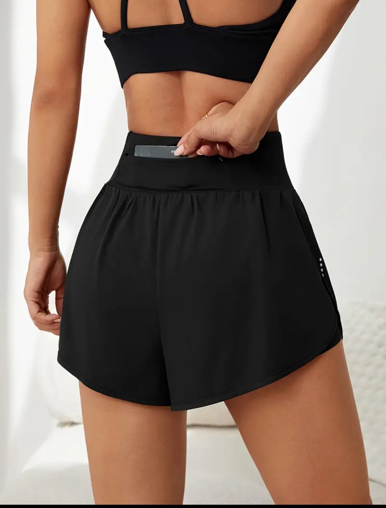 Power Short schwarz