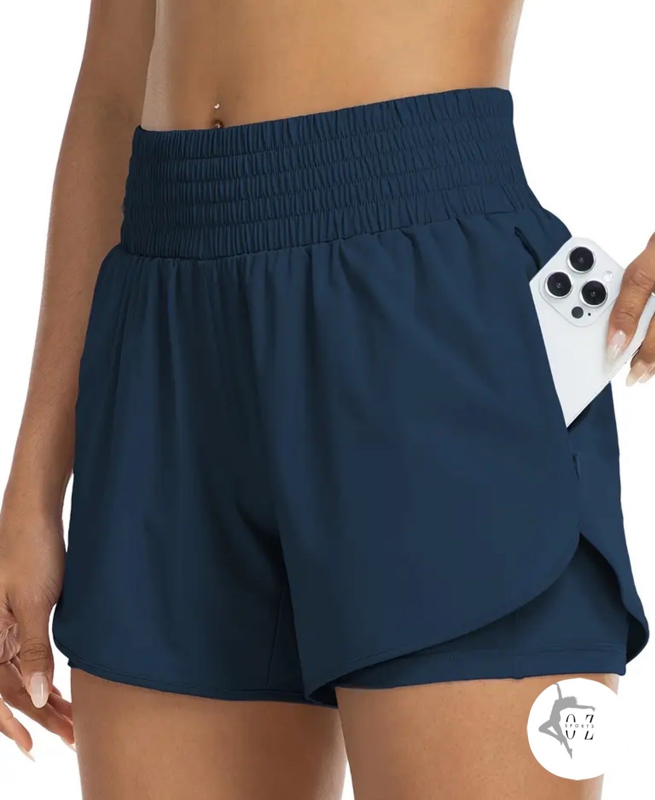 Power Blau Short