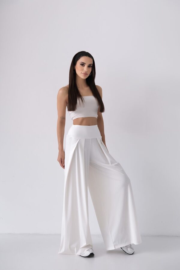 White Breeze Bohemian Harem Pants - Image 2