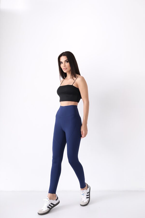 Navy Pulse Basic Leggings - Image 8