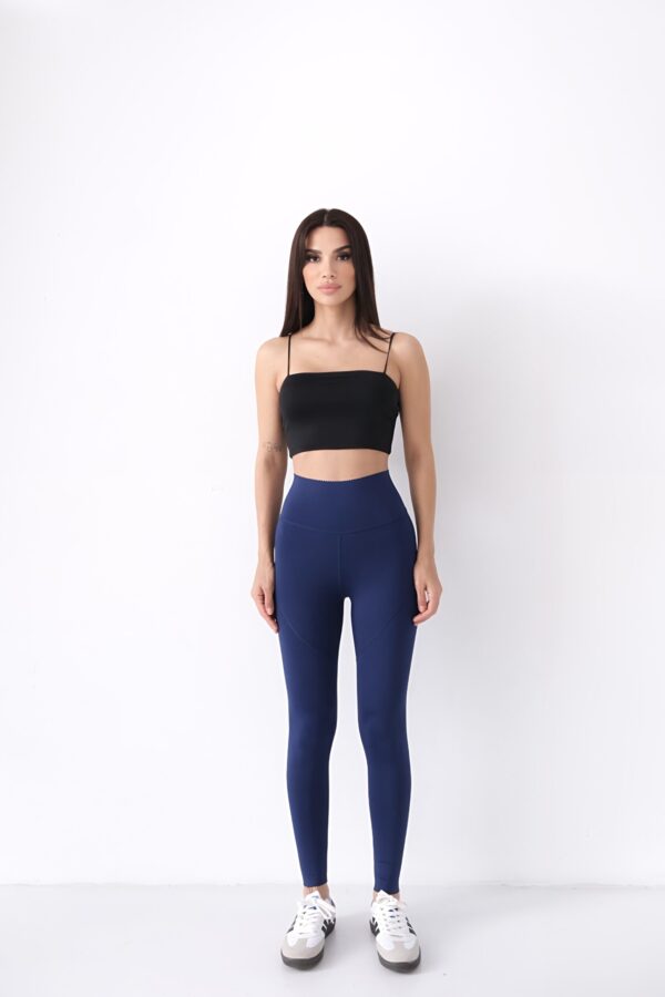 Navy Pulse Basic Leggings - Image 5