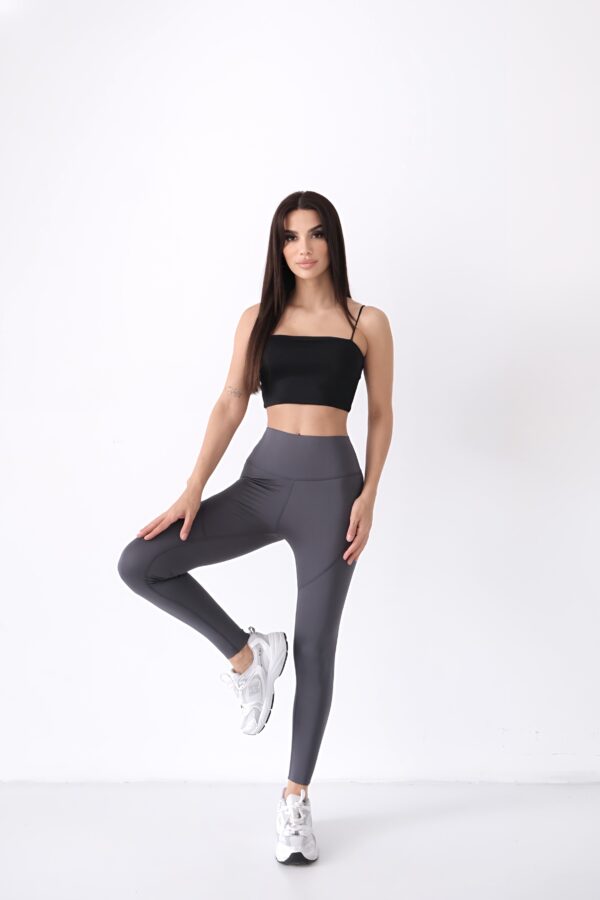 Anthracite Core Basic Leggings - Image 7