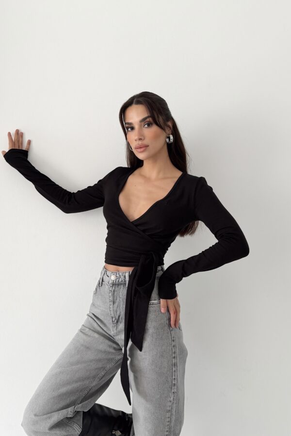 Pure Noir Wrap Bolero - Image 3