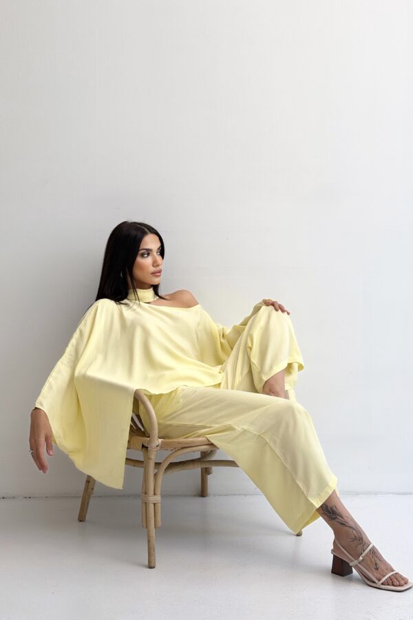 Luna Flow – Zweiteiliges Cape-Set in Soft Lemon - Image 6
