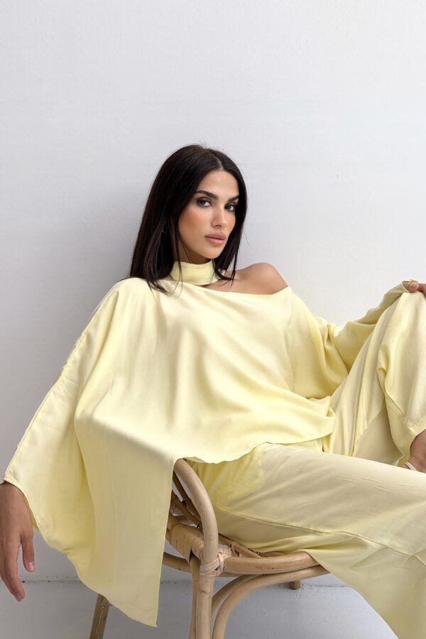 Luna Flow – Zweiteiliges Cape-Set in Soft Lemon - Image 4
