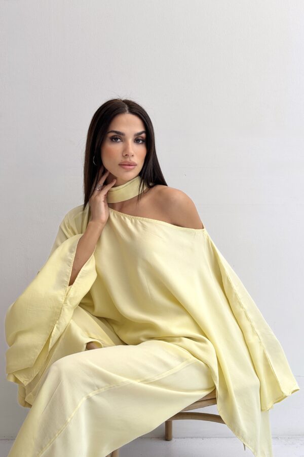Luna Flow – Zweiteiliges Cape-Set in Soft Lemon - Image 3