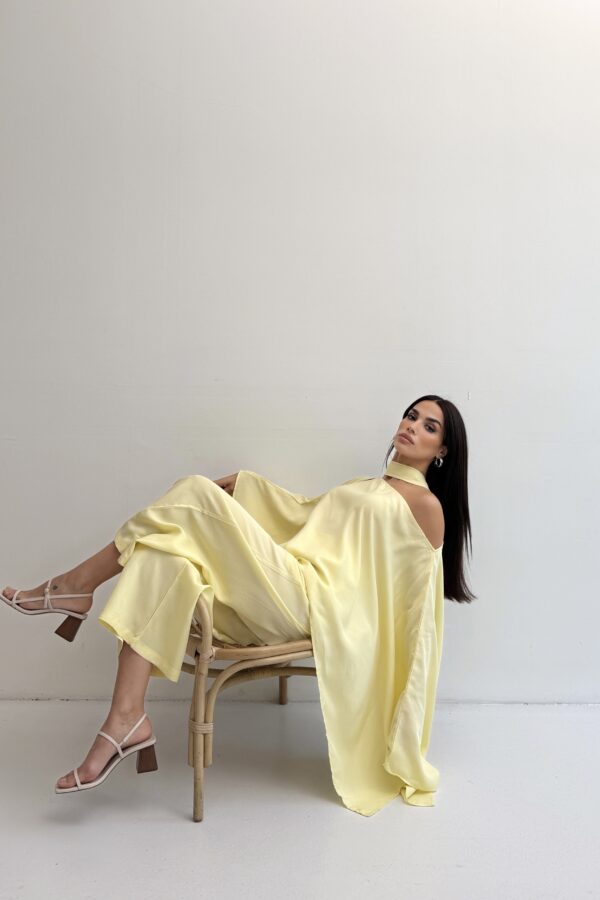 Luna Flow – Zweiteiliges Cape-Set in Soft Lemon - Image 2